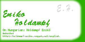 eniko holdampf business card